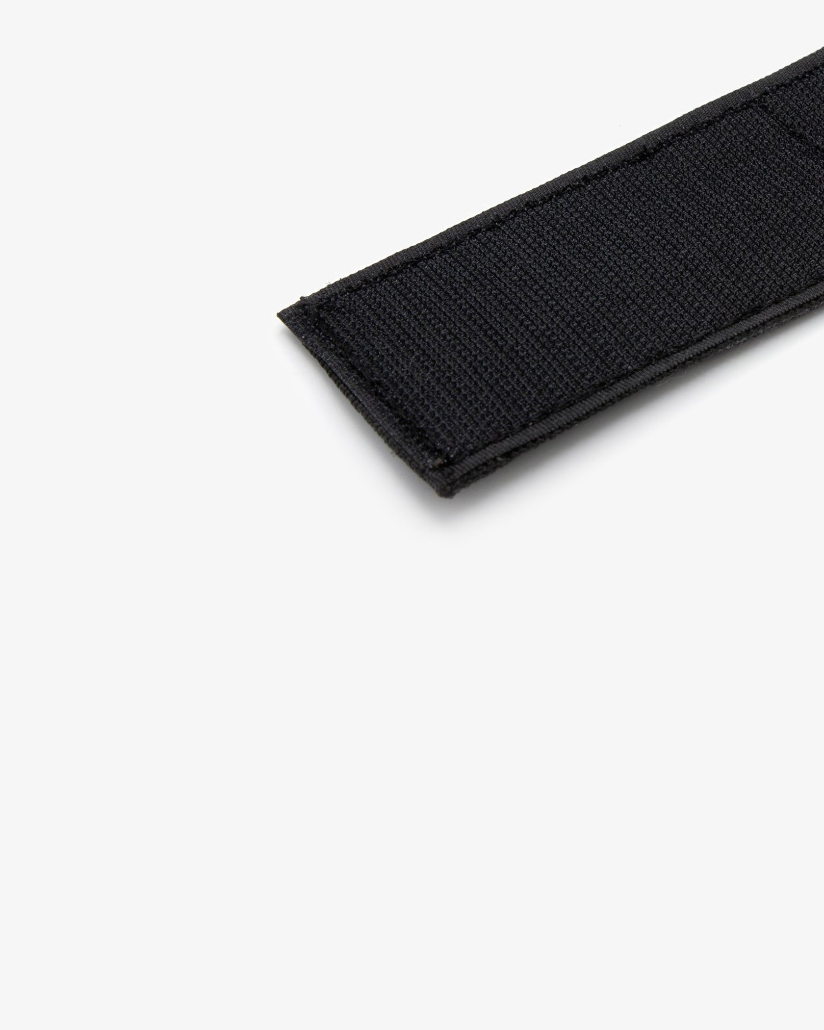 Close-up of the heavy-duty velcro fastening on the Fortex gym ankle strap.
