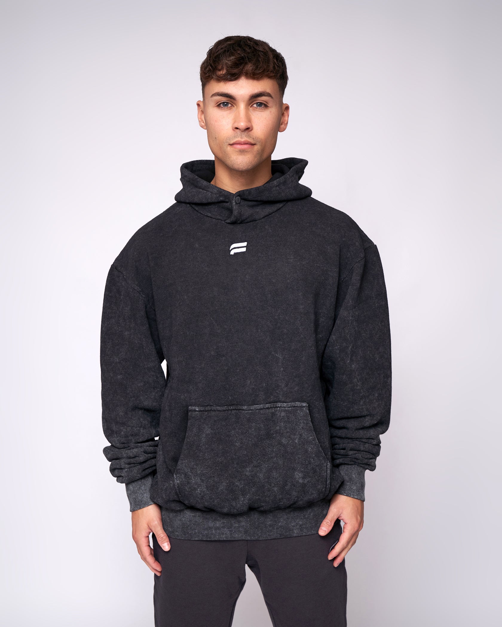 Gym Mens Oversized Grey Hoodie Gorilla Wear Crowley Mens Oversized