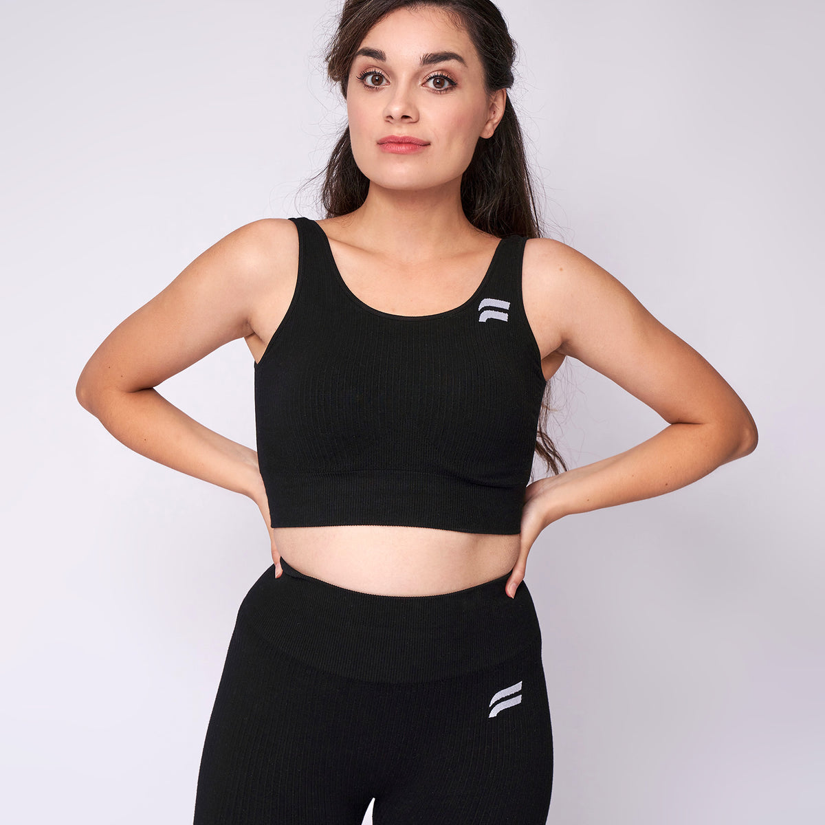 Essential Seamless Bra - Black - Fortex Fitness