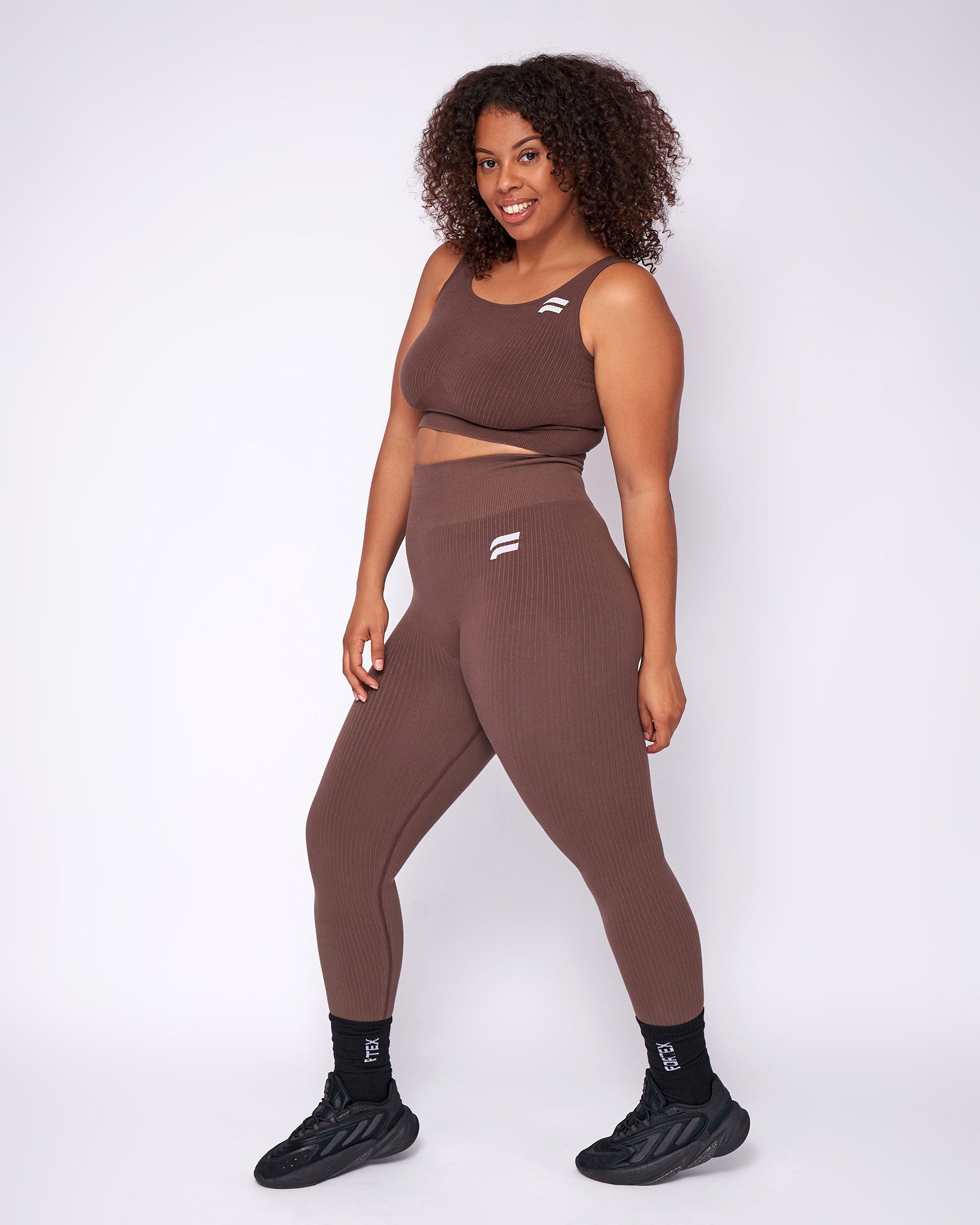 Essential Seamless Leggings - Chocolate - Fortex Fitness