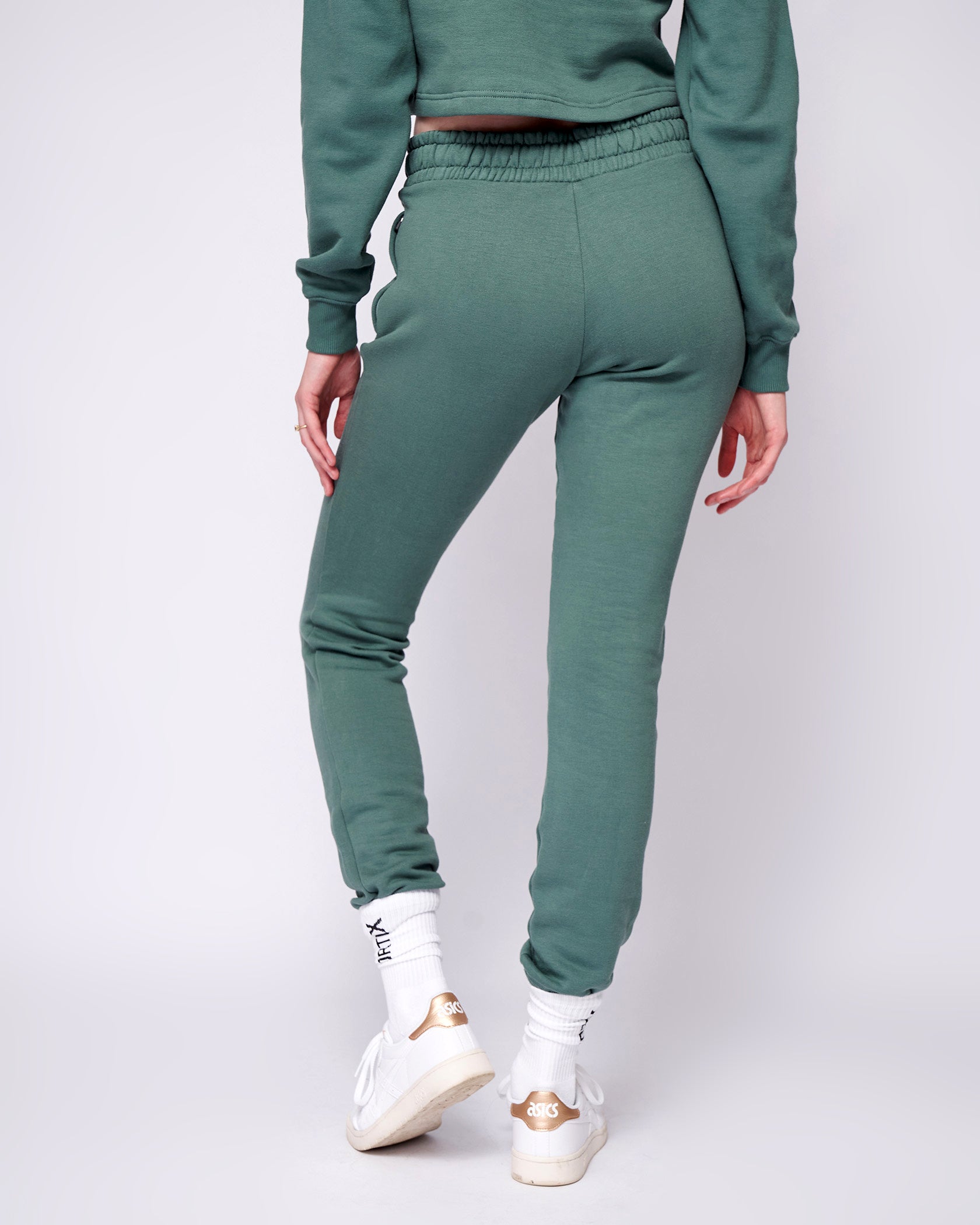 【hug your skin】25ss Lace jogger pants 4.WomenEssentialComfyJogger-