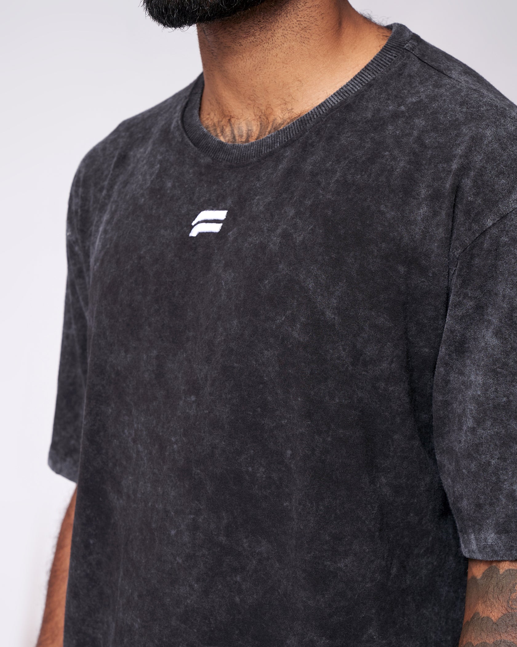 ★LOW CLASSIC★ PARK OVERSIZED TSHIRTMELANGE GREY Oversized Tee | Grey Melange – Gray Label