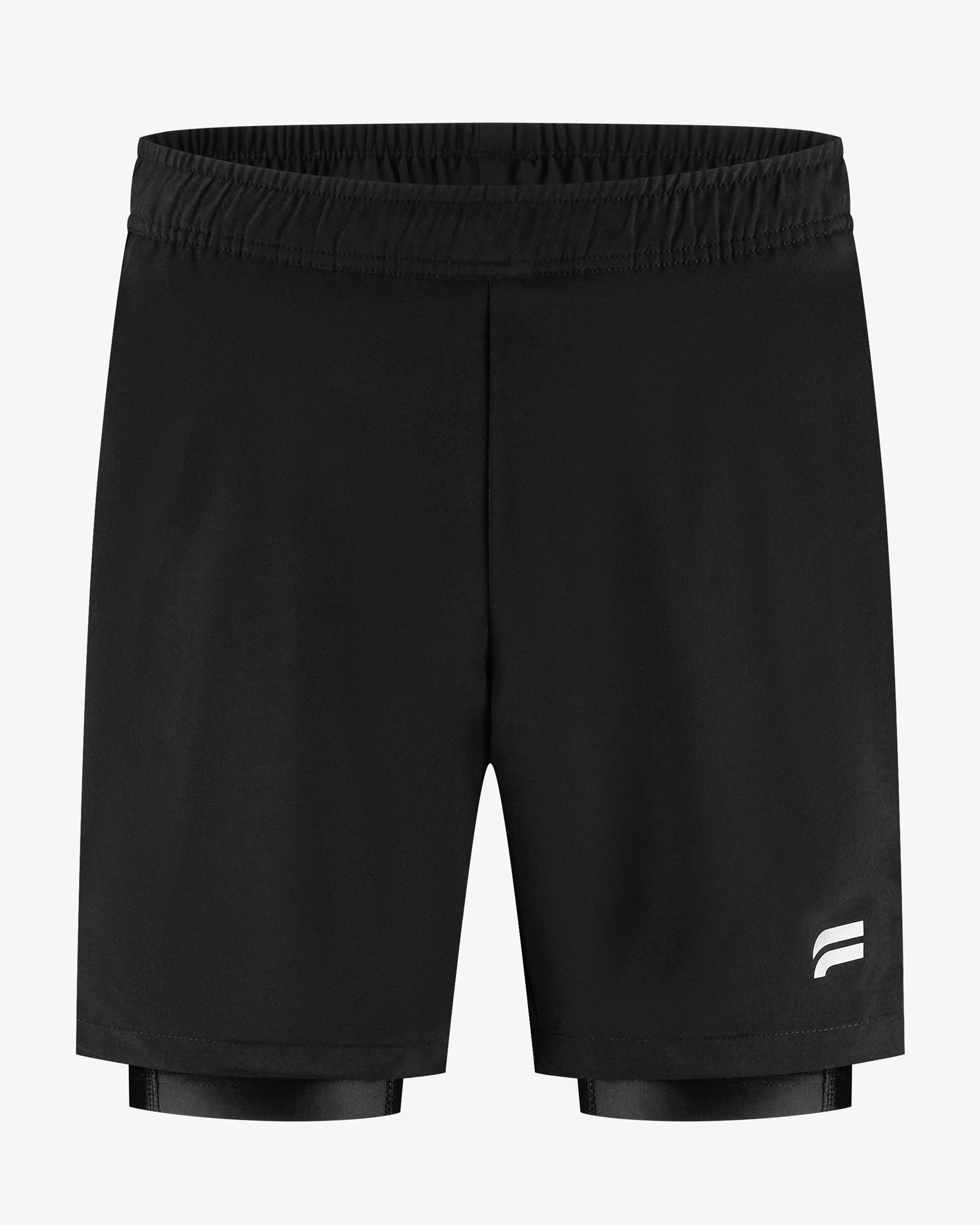 Active 2-in-1 Shorts - Black - Fortex Fitness