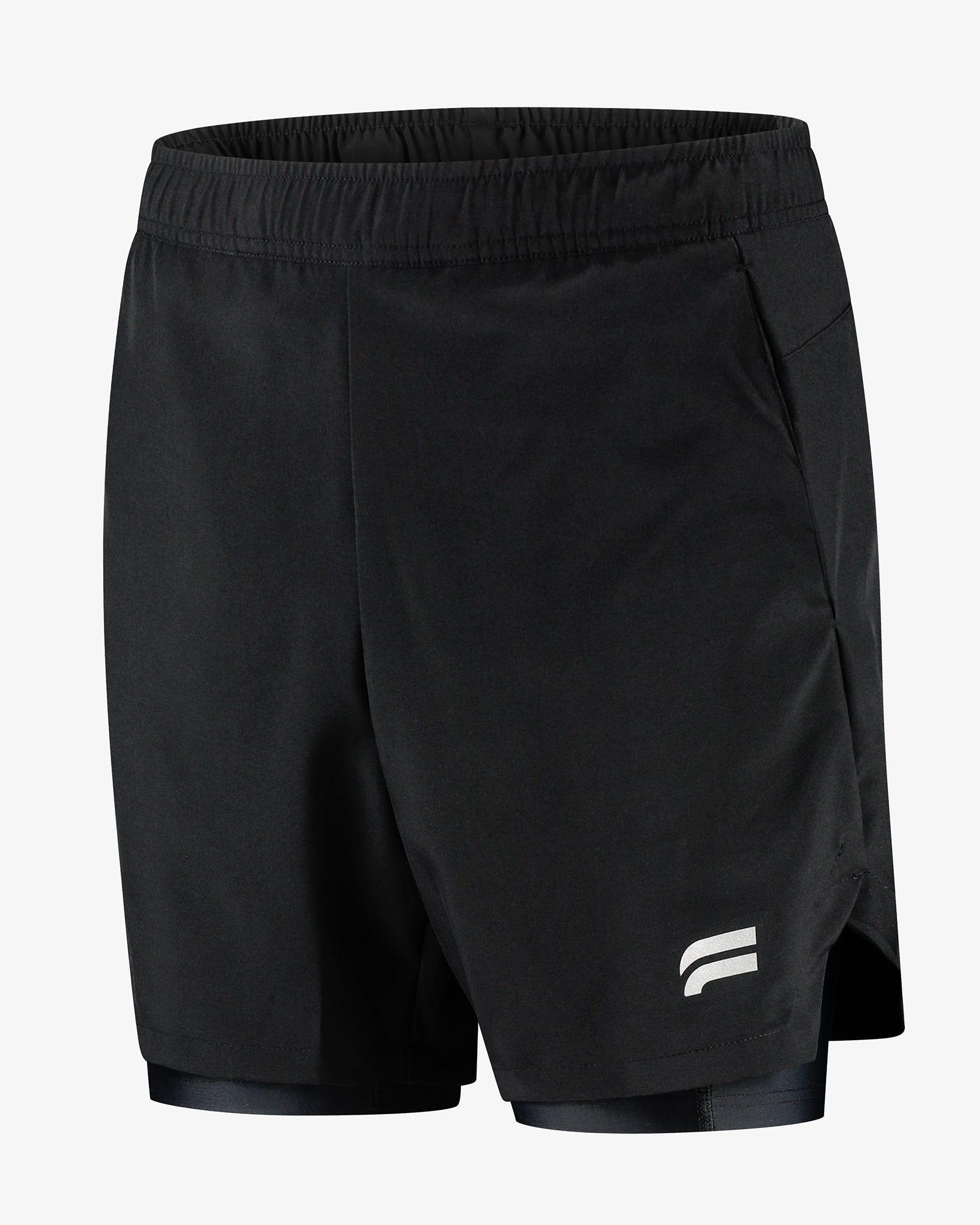 Active 2-in-1 Shorts - Black - Fortex Fitness
