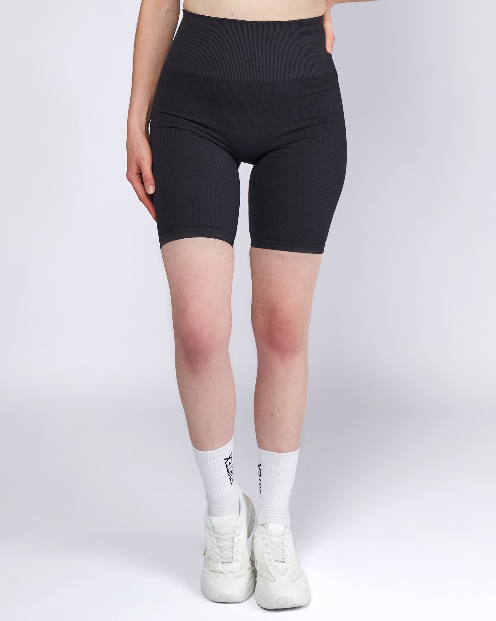 Essential Seamless Shorts - Shadow Grey - Fortex Fitness