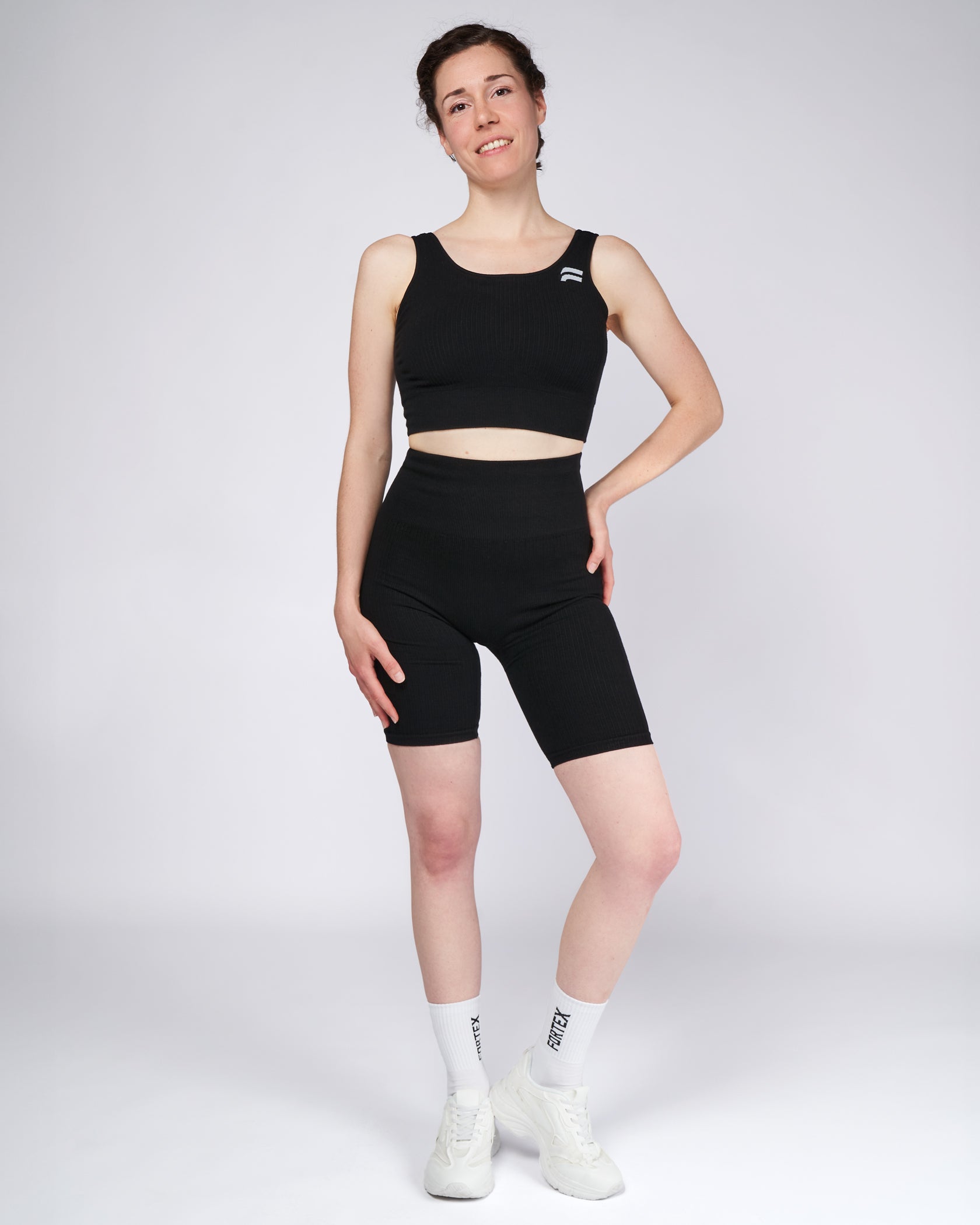 Essential Seamless Shorts - Black - Fortex Fitness