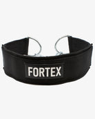 Foldable Fortex Premium Dip Belt for easy transport in a gym bag.