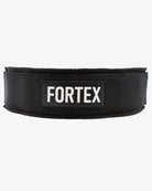 Front view of the black Fortex Premium Dip Belt.
