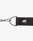 Reinforced steel D-ring on the Fortex Premium Dip Belt for secure weight attachment.