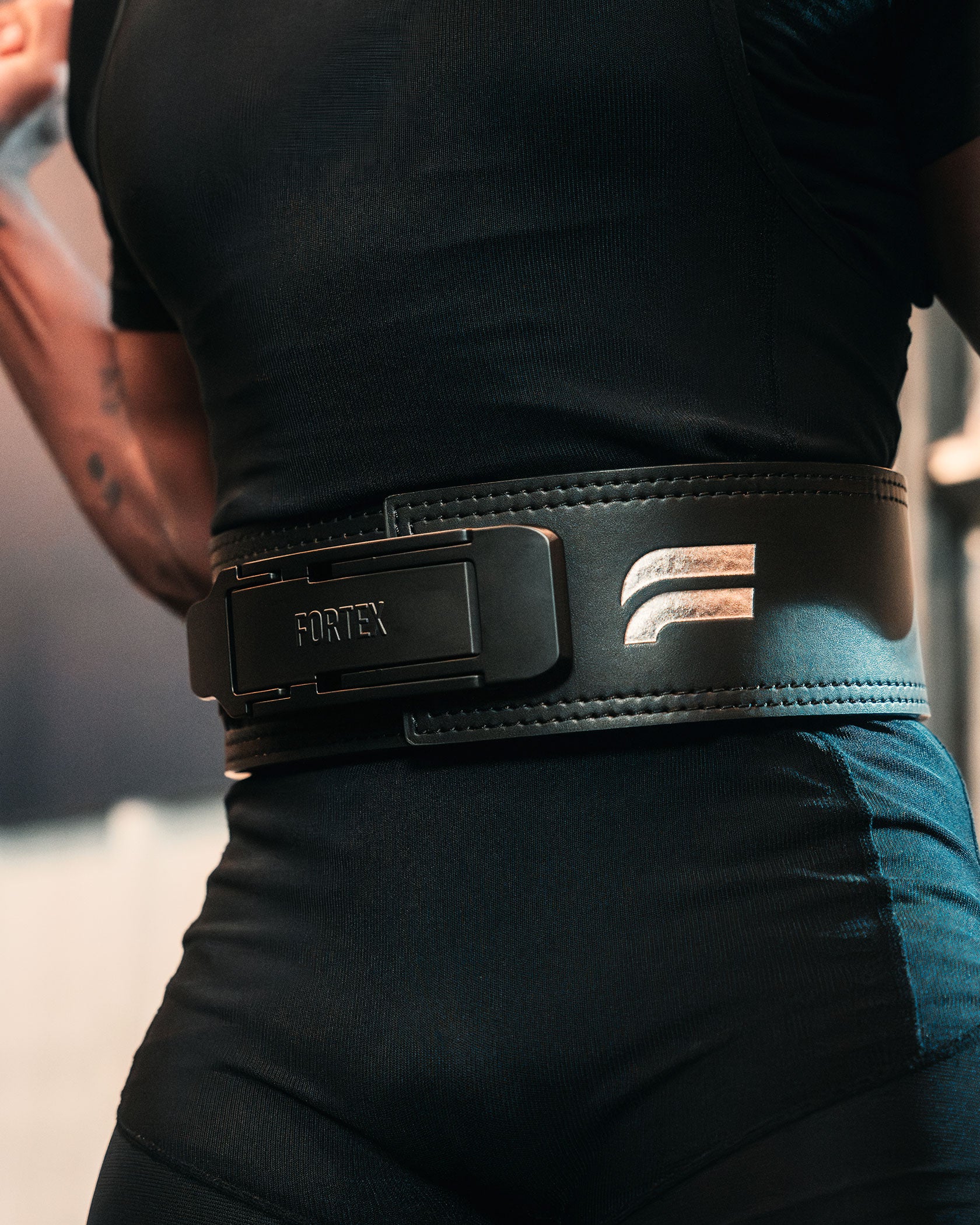 Fortex Adjustable Lever Belt 10 mm - Black - IPF Approved - Fortex