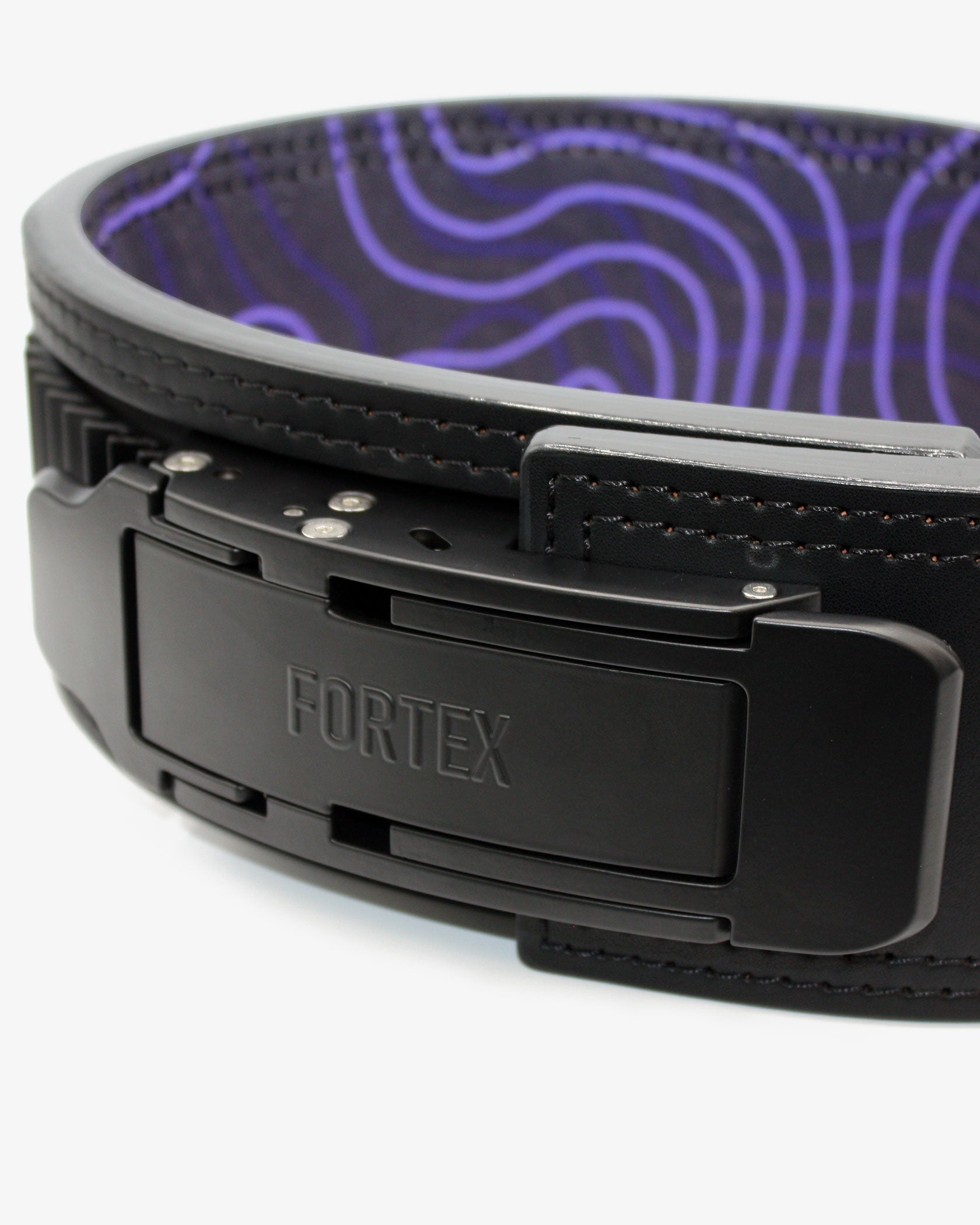 Fortex Adjustable Lever Belt 13 mm - Cosmic Purple - IPF Approved