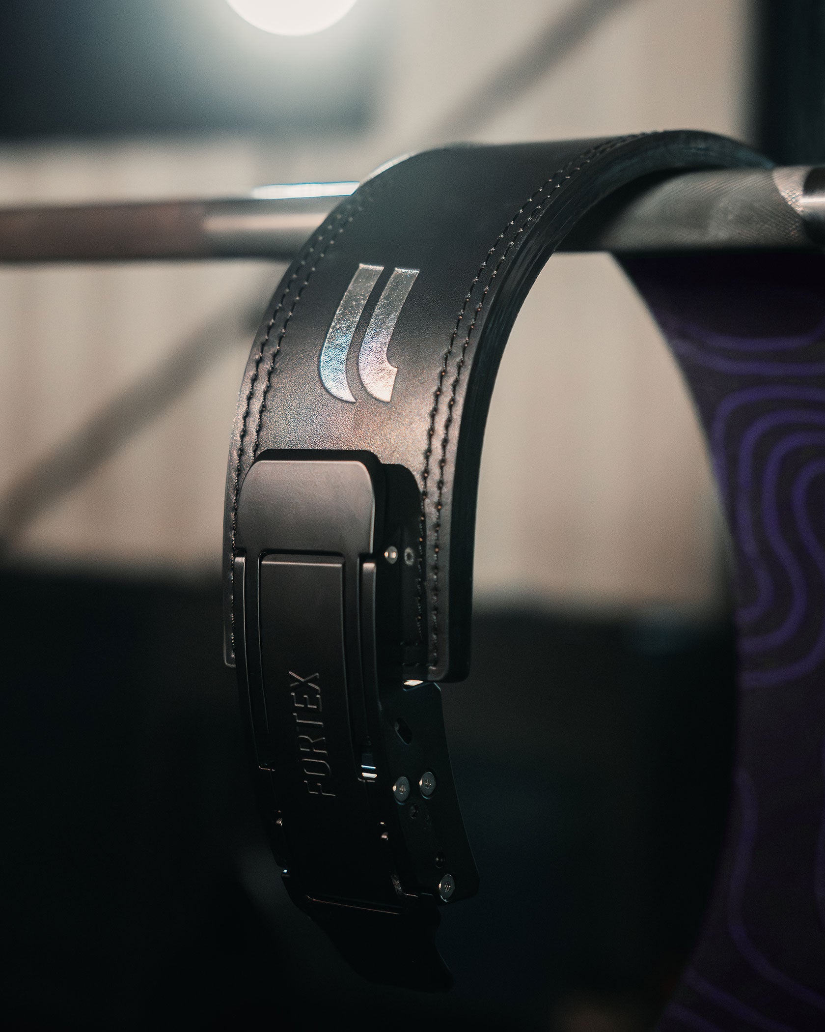 Adjustable Lever Belt 13 mm - Cosmic Purple